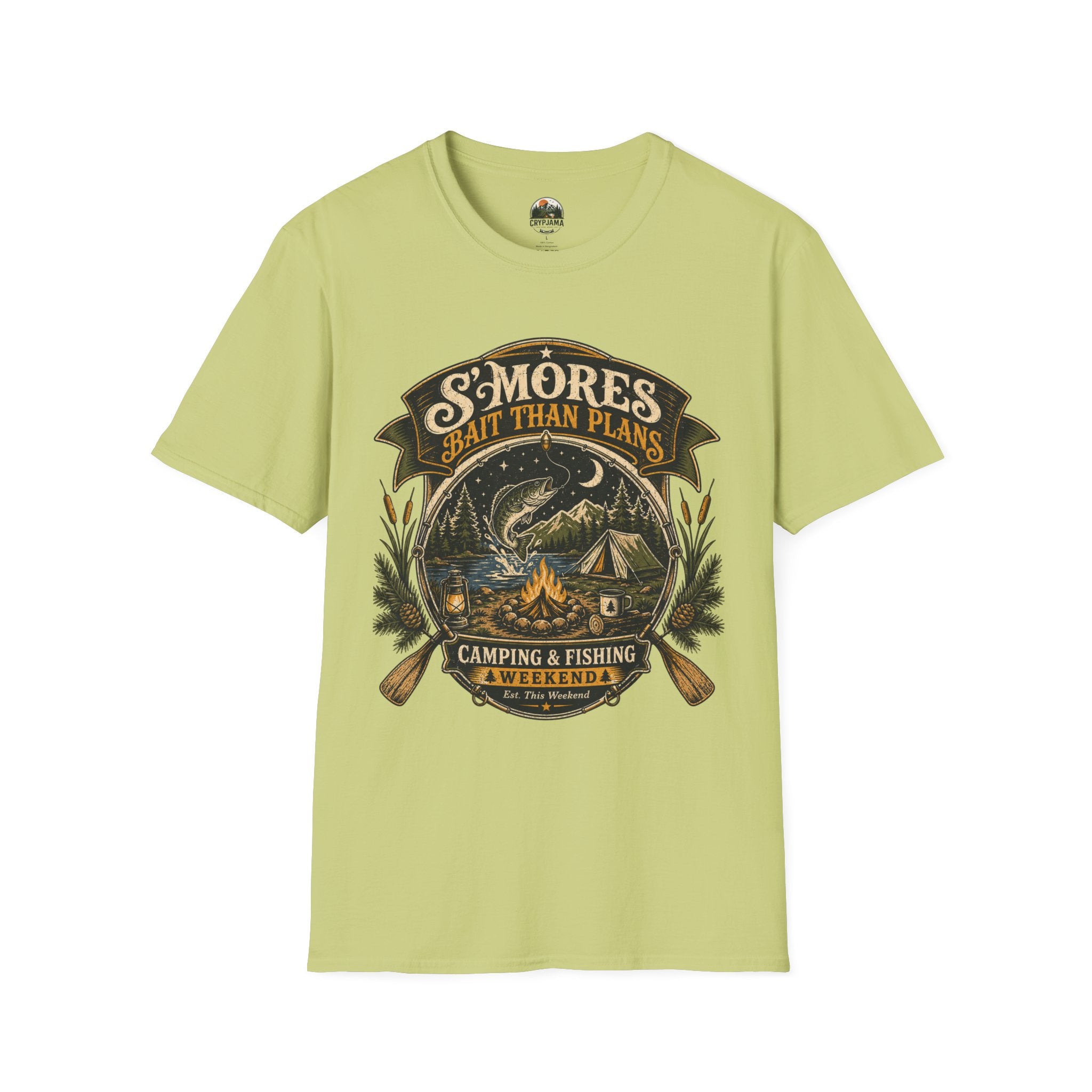 S'mores > Plans Camping T‑Shirt