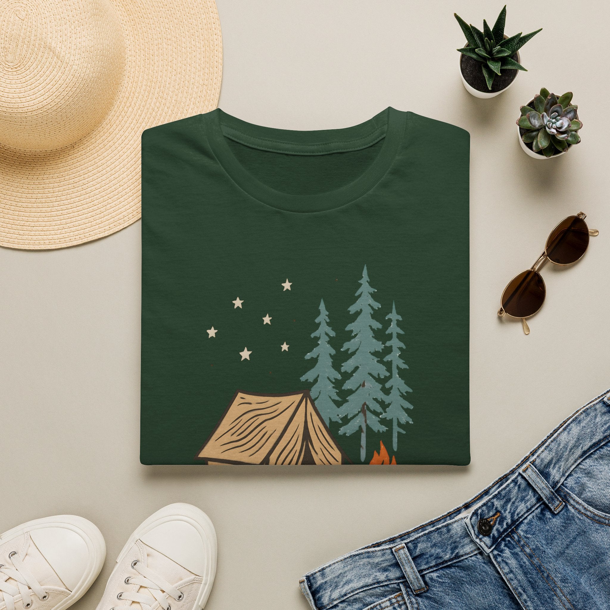 Camping under stars T-Shirt