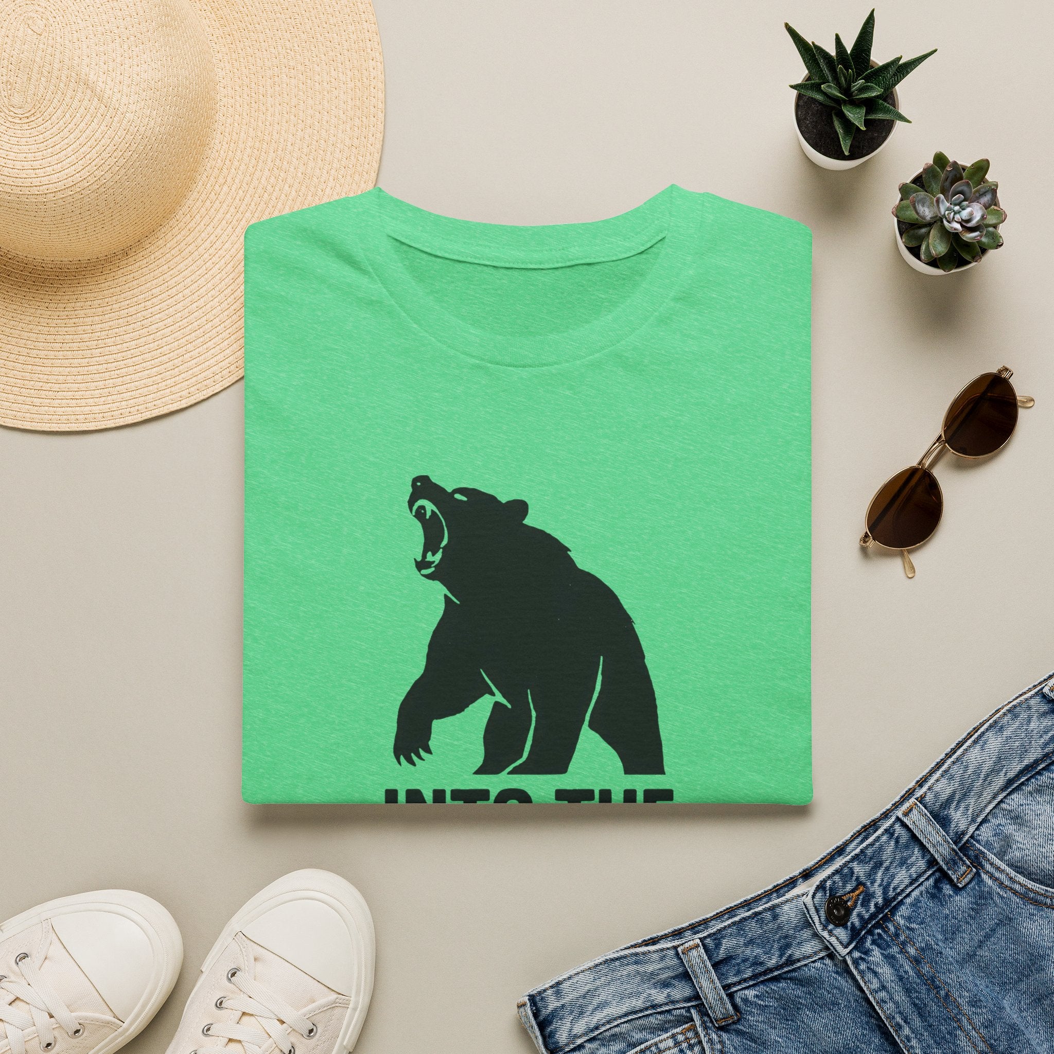 Bear silhouette with text T-Shirt