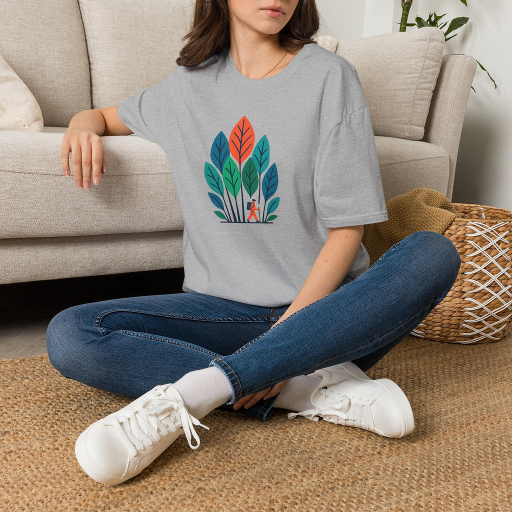 Hiker in Leaves T-Shirt