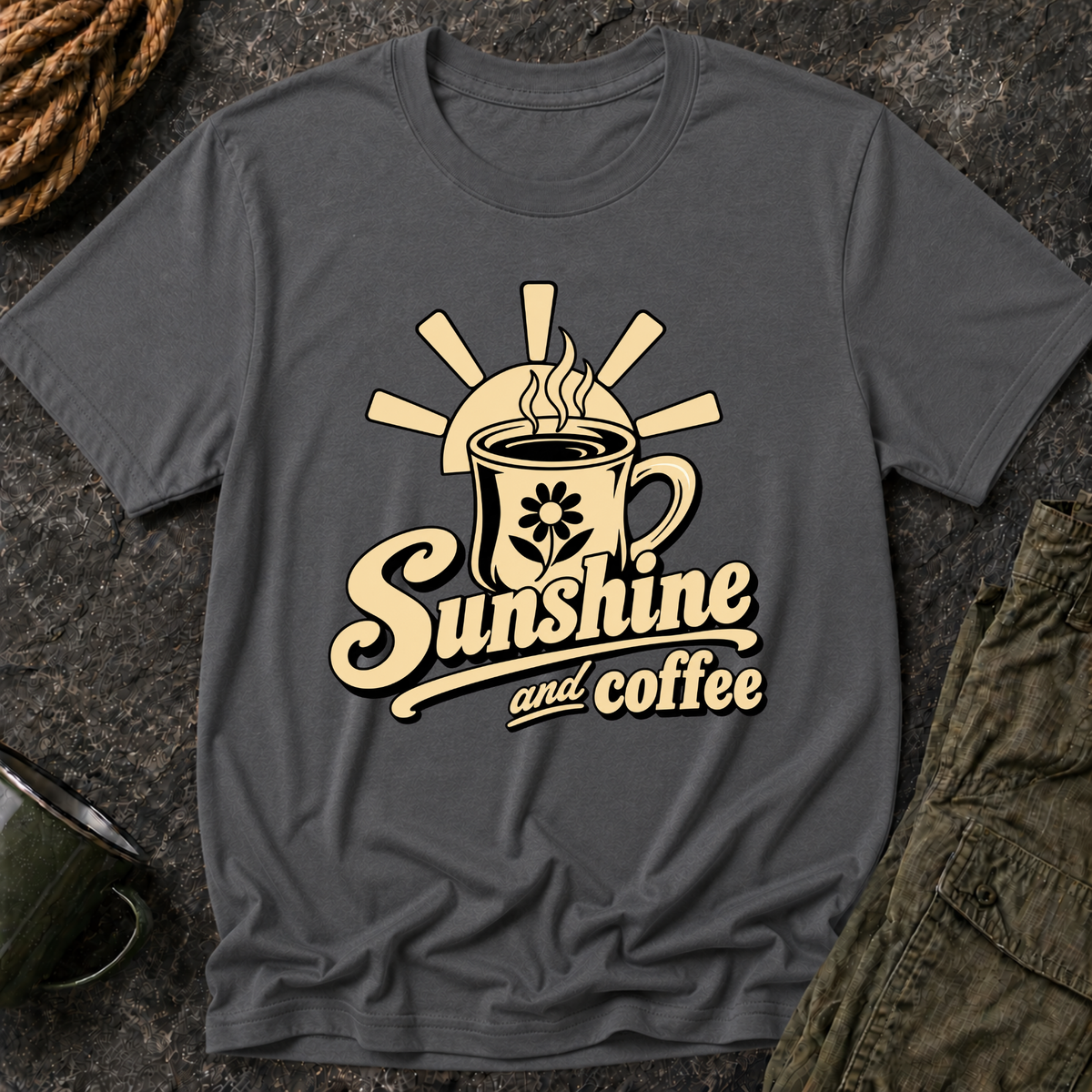 Sunshine and Coffee T-Shirt