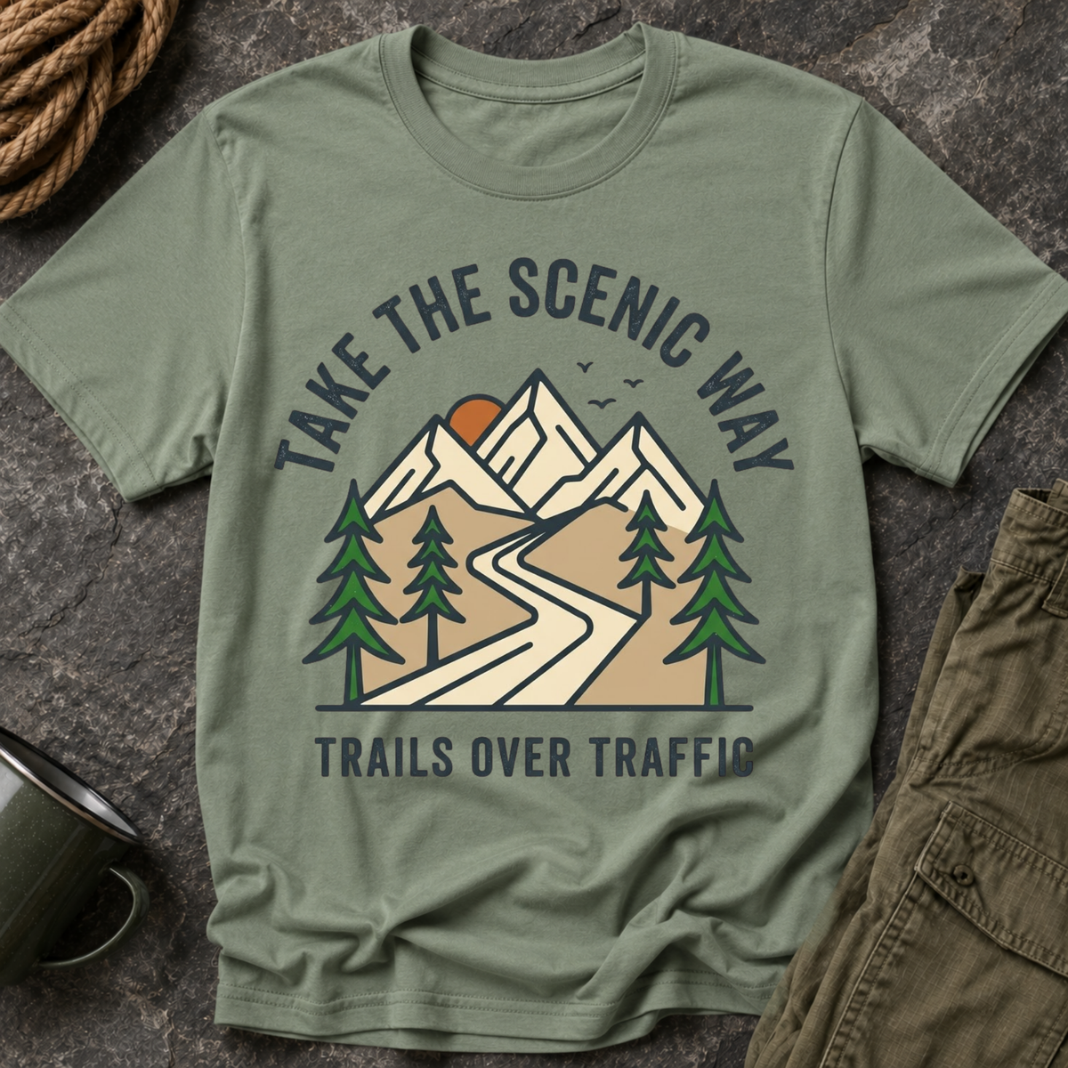 Take the Scenic Way Tee