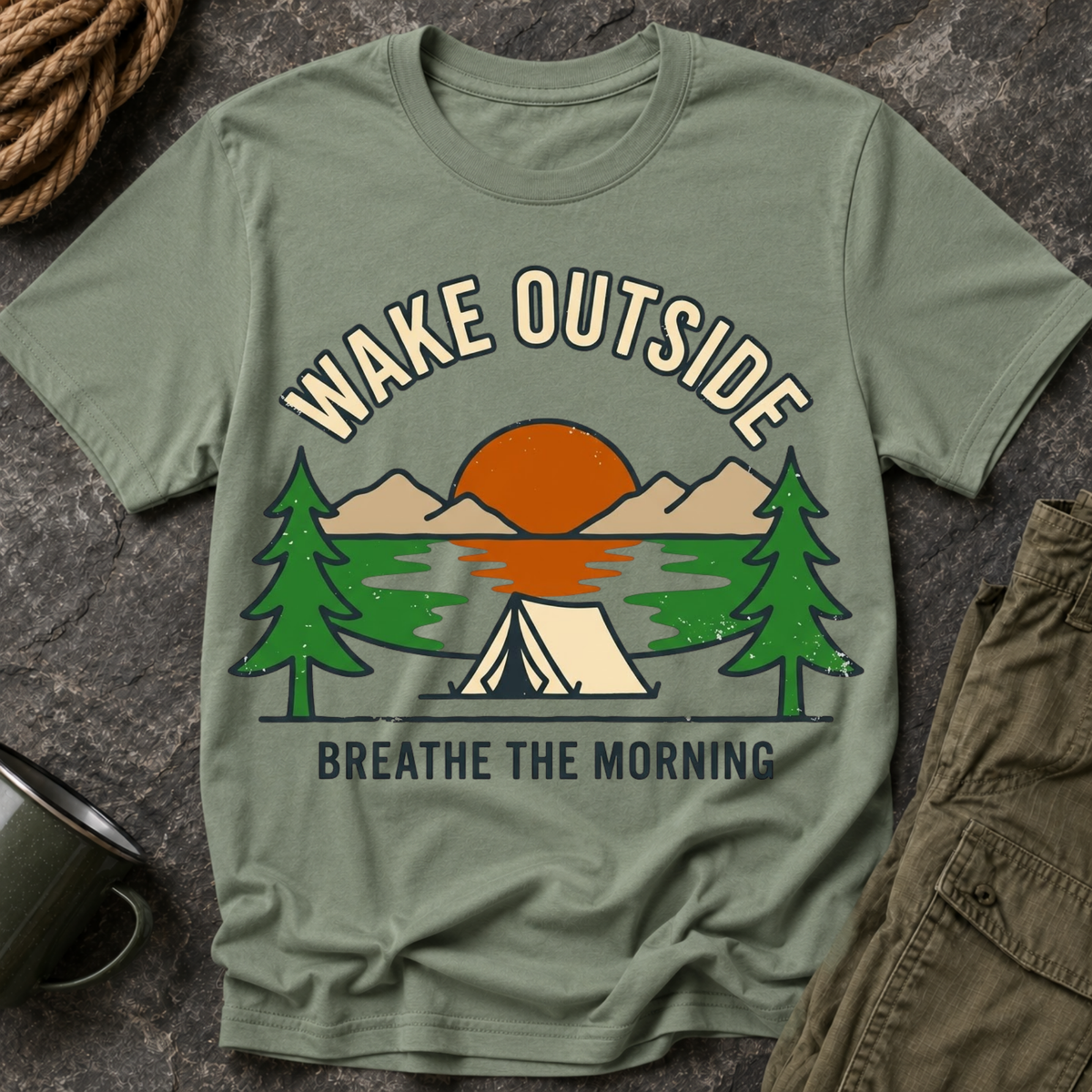 Wake Outside T‑Shirt