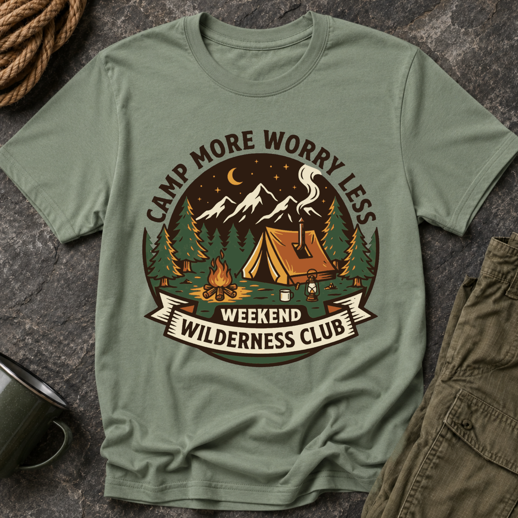 Camp More Worry Less T-Shirt