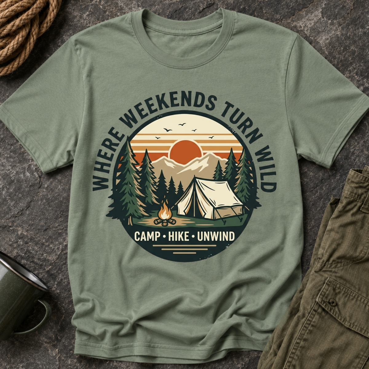 Weekend Camping T-Shirt