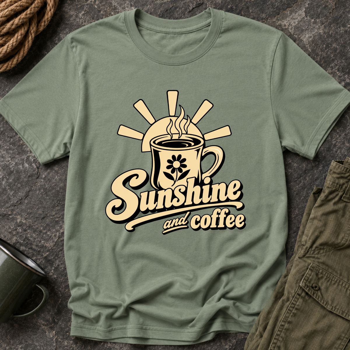 Sunshine and Coffee T-Shirt