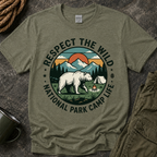 Respect The Wild Bear T-Shirt after 40