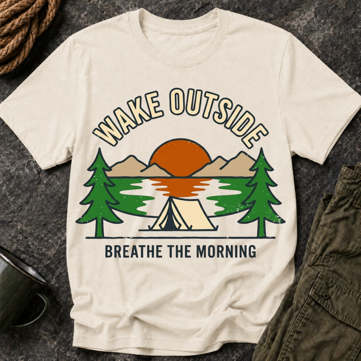Wake Outside T‑Shirt