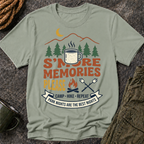 S'more Memories Camping T-Shirt — Retro Campfire Graphic Tee