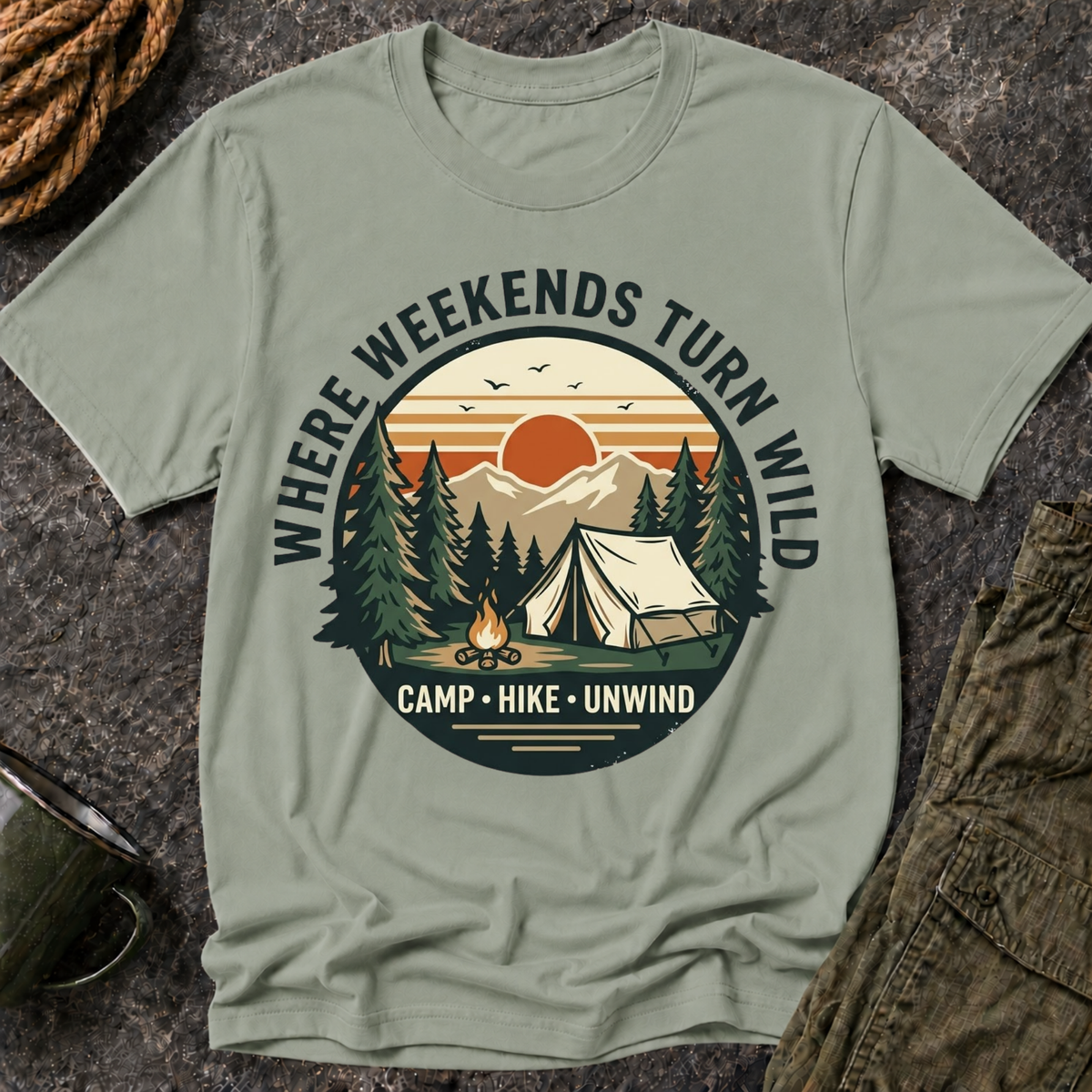 Weekend Camping T-Shirt