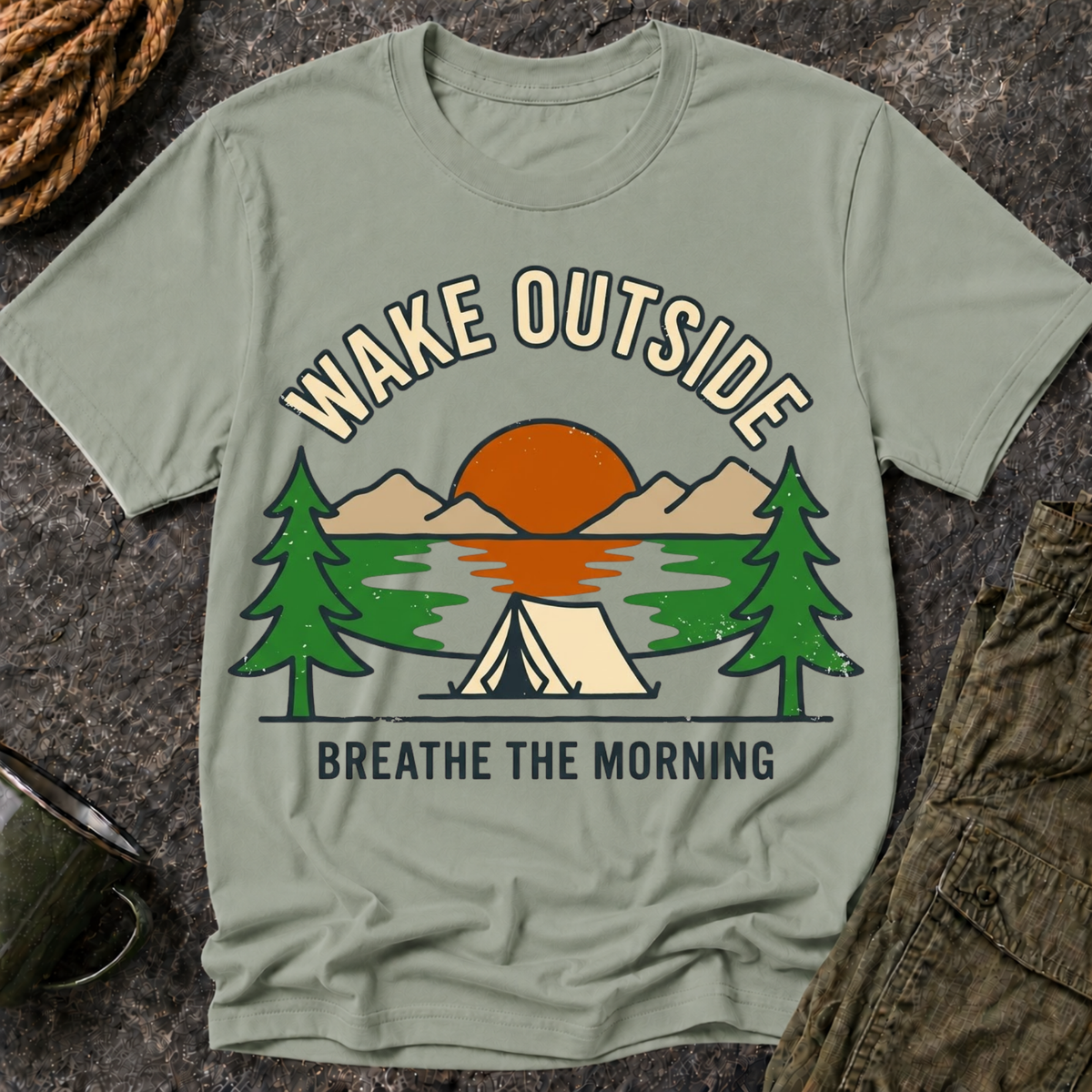 Wake Outside T‑Shirt