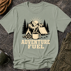 Adventure Fuel Camping  Coffee T-Shirt