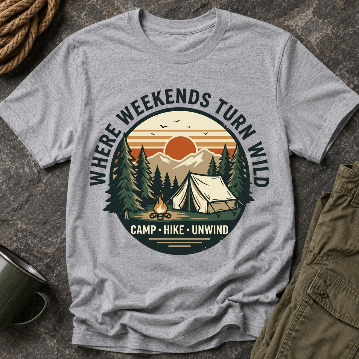 Weekend Camping T-Shirt