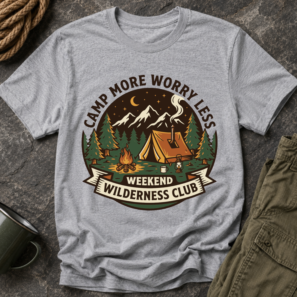 Camp More Worry Less T-Shirt