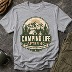 Camping Life After 40 Vintage Camping T-Shirt