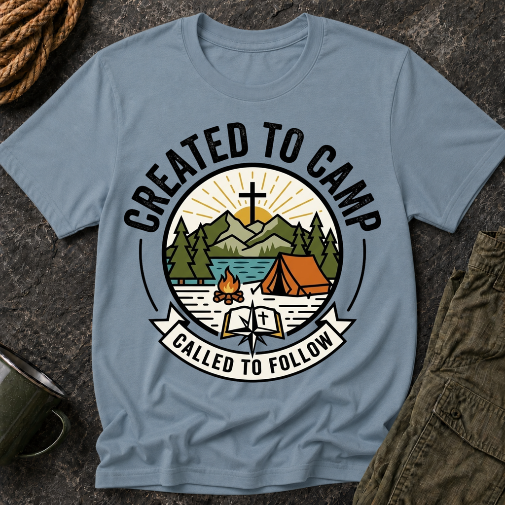 Created to Camp T-Shirt