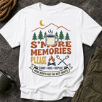 S'more Memories Camping T-Shirt — Retro Campfire Graphic Tee
