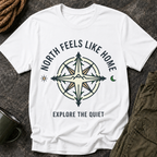 North Feels Like Home Compass T-Shirt