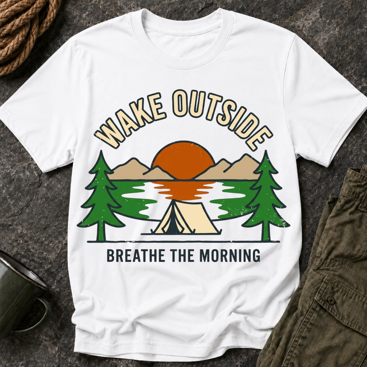 Wake Outside T‑Shirt