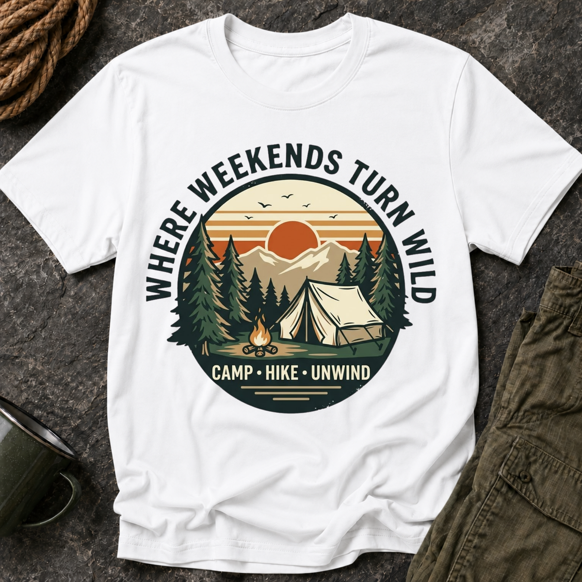 Weekend Camping T-Shirt