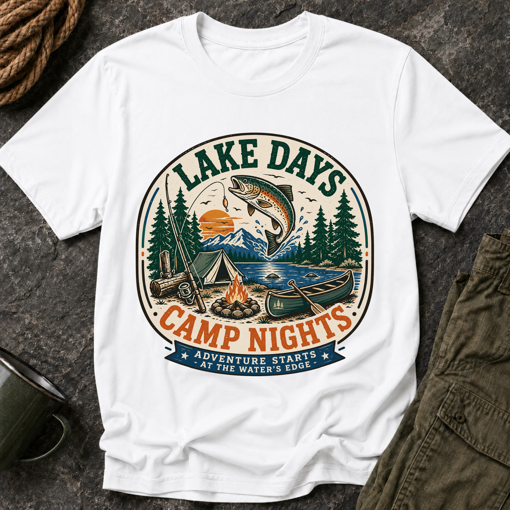Lake Days Camp Nights T-Shirt
