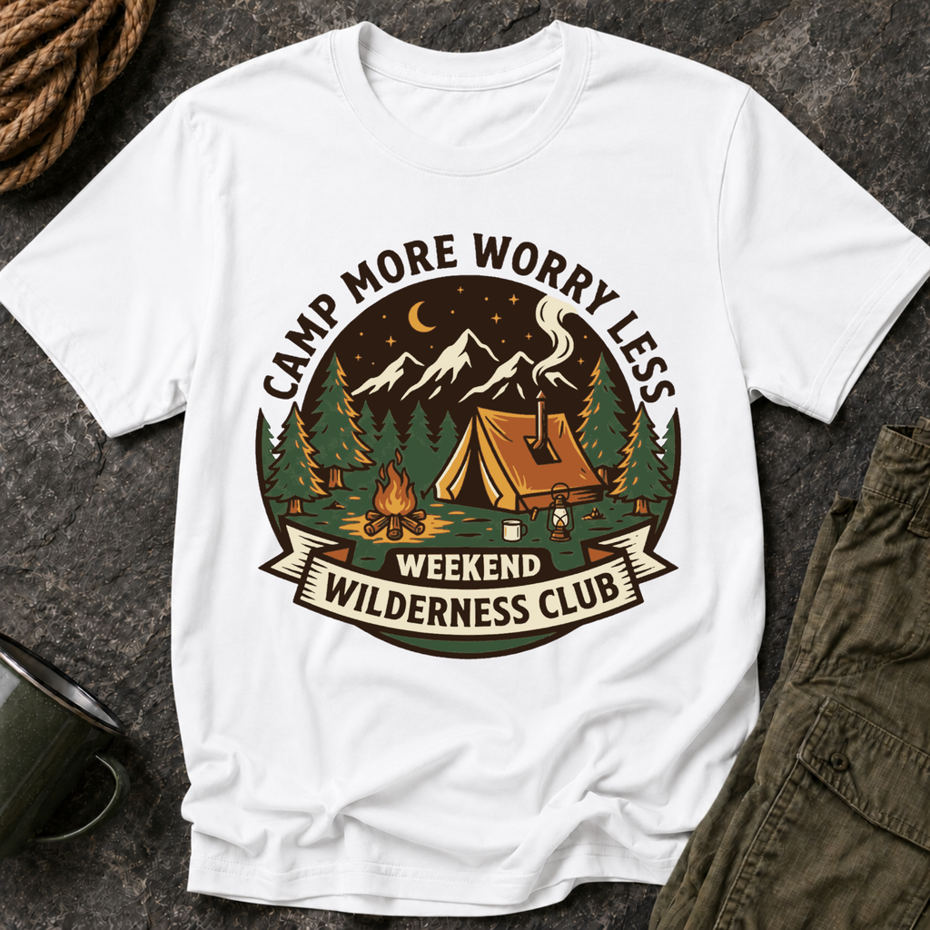 Camp More Worry Less T-Shirt
