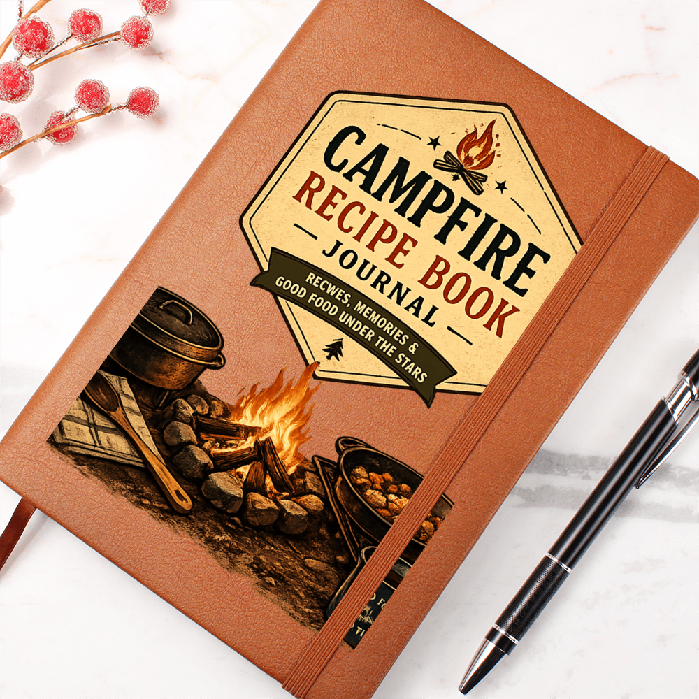 Campfire Recipe Book Journal