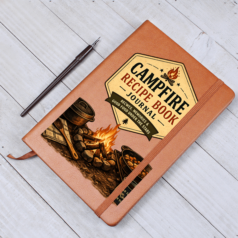 Campfire Recipe Book Journal