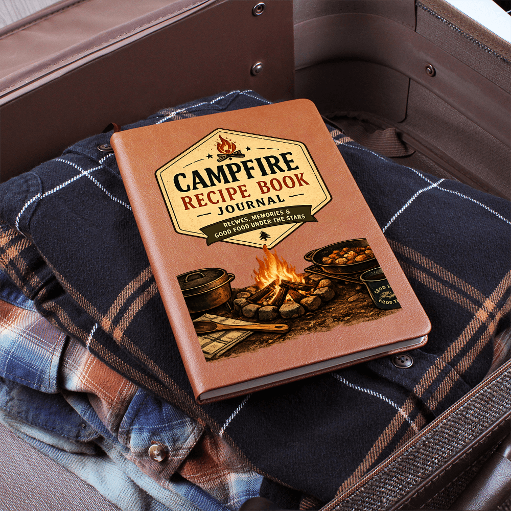 Campfire Recipe Book Journal