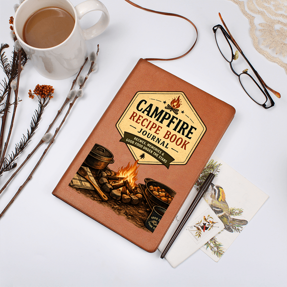 Campfire Recipe Book Journal