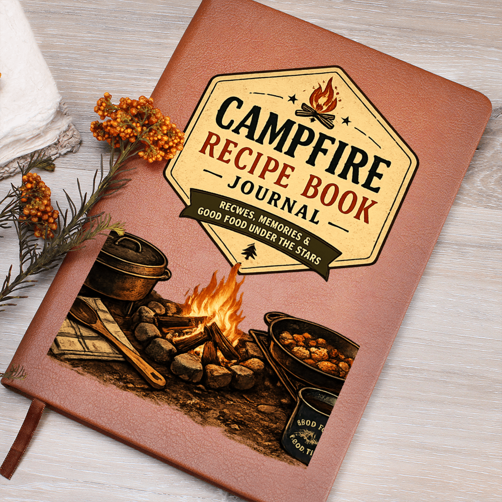 Campfire Recipe Book Journal