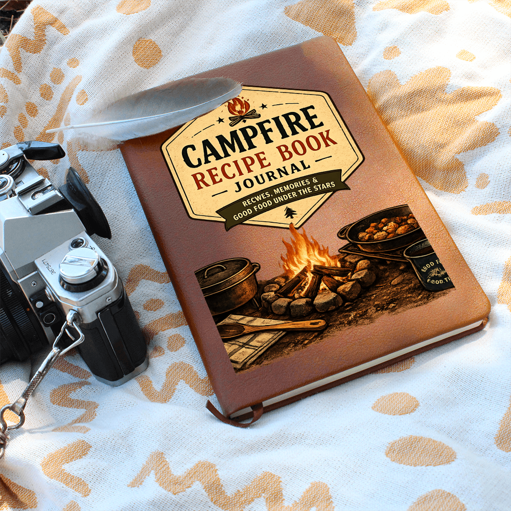 Campfire Recipe Book Journal